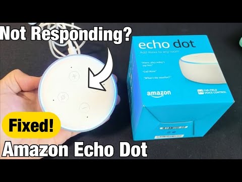 Why is my Alexa glowing blue and not responding?