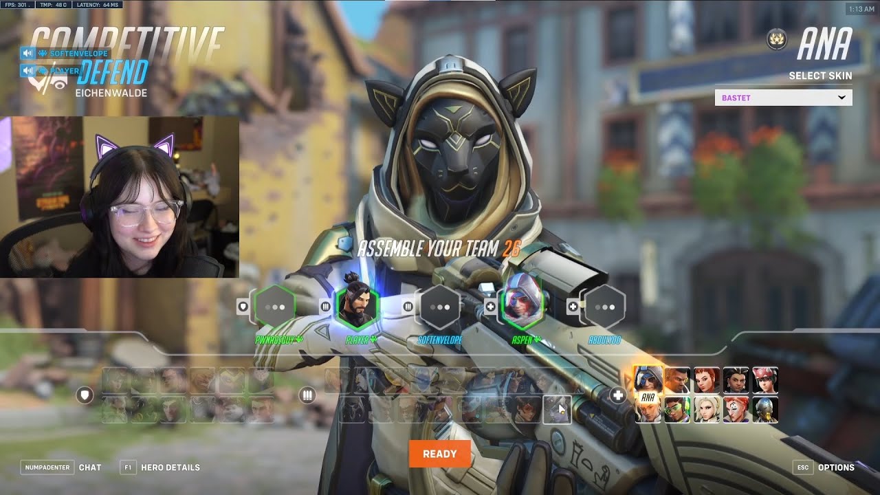 Aspen Insane Ana Overwatch 2 Season 9 Top 500 Gameplay