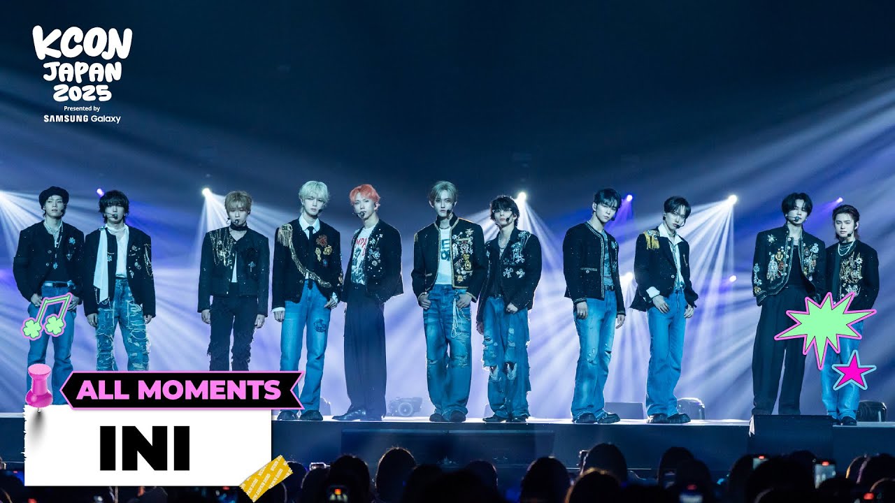 INI (아이엔아이) ALL MOMENTS 🎁🍀 | KCON JAPAN 2025 - YouTube