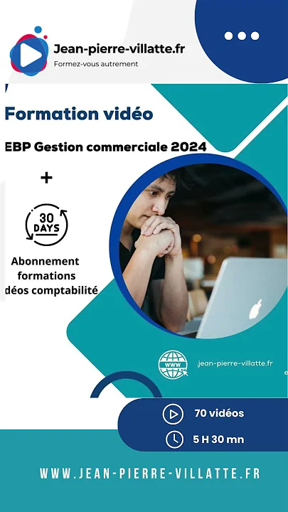 Présentation formation vidéo EBP Gestion Commerciale 2024