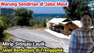 Warung Cantik Sendirian di Jalur Ekstrim Munjungan Trenggalek