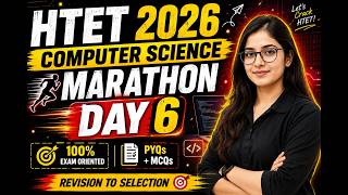 😱DAY-6 || HTET 2026 में यही Questions आएंगे? |  Computer Science Marathon