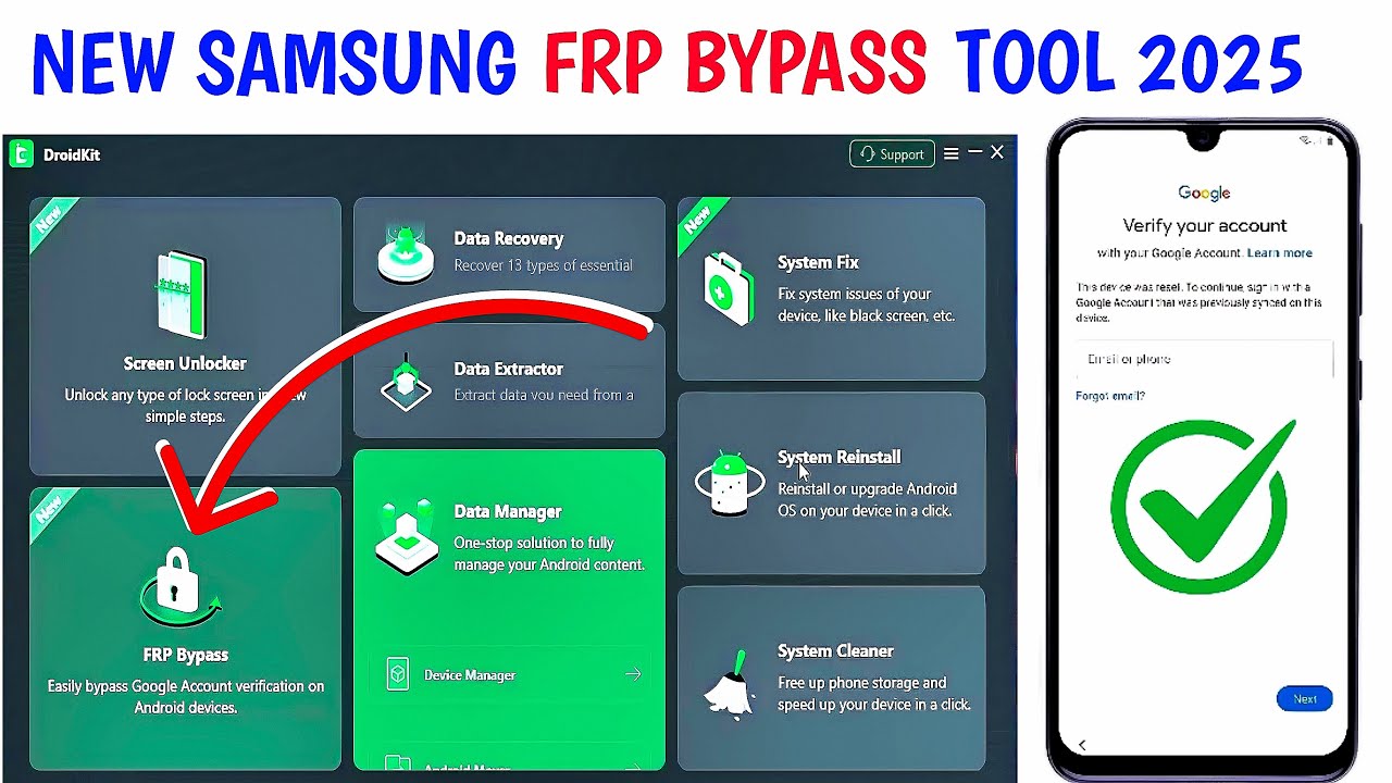2025 : Best Frp Bypass Tool DroidKit | ￼Samsung Frp Bypass 2025 | How to Bypass FRP Lock on Samsung
