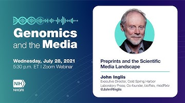 Preprints and the Scientific Media Landscape - John Inglis