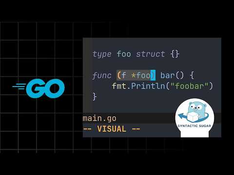 Go: method-receivers are just syntactic sugar