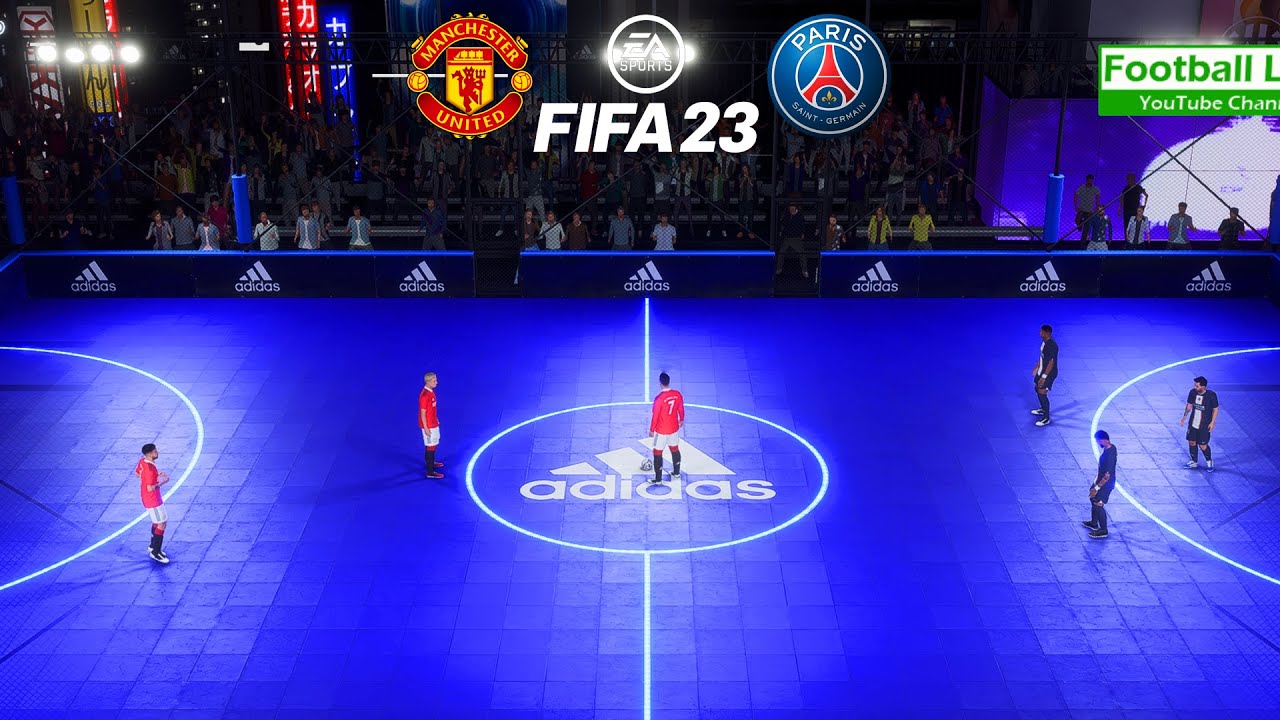 FIFA 23 | Messi-Neymar-Mbappe vs Ronaldo-Antony-Sancho | Man United vs PSG | 3x3 Gameplay PC