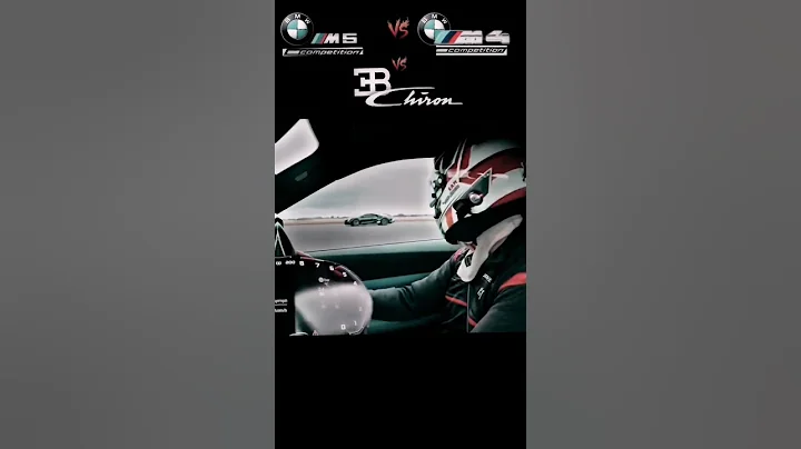 bmw m5 competition vs m4 competition vs Bugatti Chiron #shorts #cars