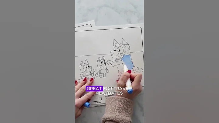 Mess-Free Coloring Fun Perfect for Toddlers #parentinghacks #parentcontent #toddlertoys #shortvideo