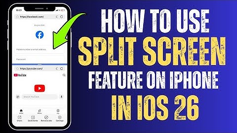 Kun je het scherm van je iPhone splitsen op iOS 26?