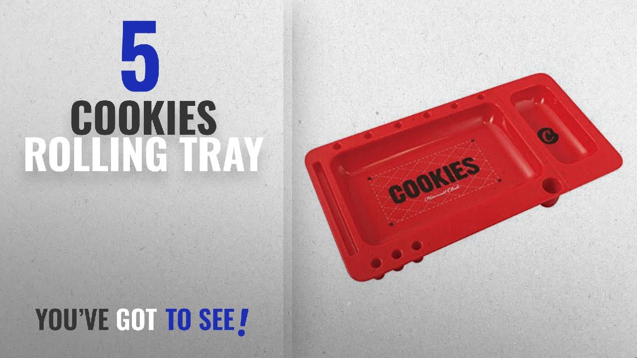 Best Cookies Rolling Tray [2018]: Cookies SF Custom Rolling Tray 2.0 (Red)
