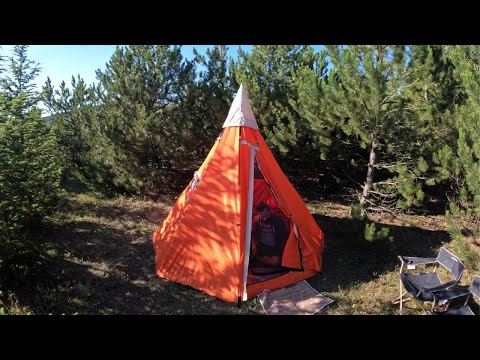 We couldn't get out of the tent! | Tent Camping in Windy Weather | Indian Tent
