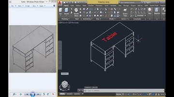 Auto CAD 3D Table #msme #ppdc #cad #meerut #saini #dinesh #AutoCAD #dinesh_saini_kulhada