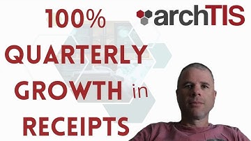 ArchTIS June Quarter Appendix 4C | 100% per Quarter Growth in Receipts In Past Year