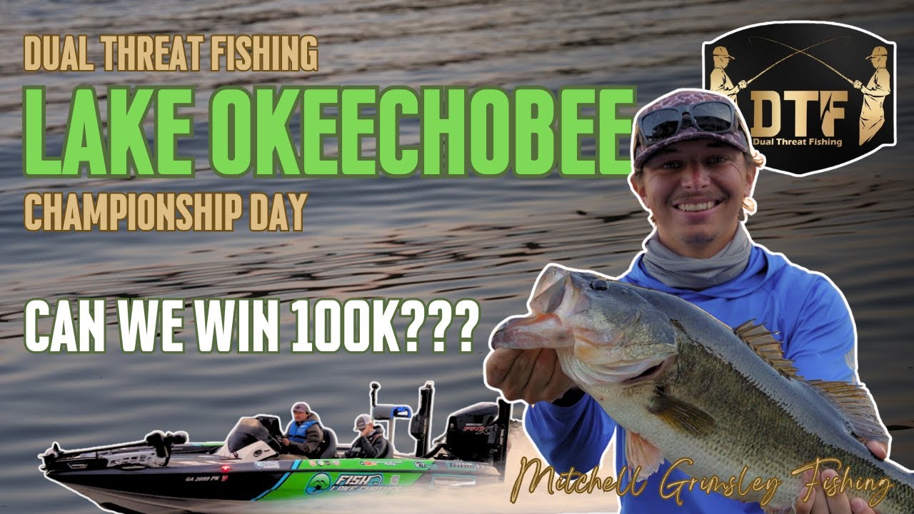 DUAL THREAT FISHING: Lake Okeechobee Day 3 (Mitchell Grimsley x Will Harkins)