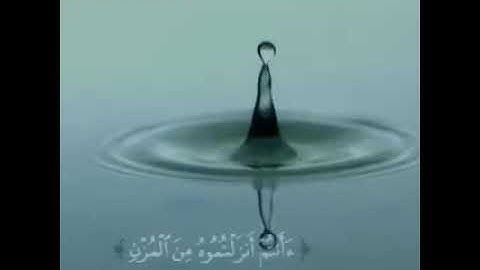 { أفرأيتم الماء الذي تشربون } للقارئ ماهر المعيقلي تلاوة خاشعة ☘️