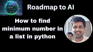 How to find minimum number in a list in python #python #programming #howto