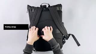 BND932 ONDA Roll Up Computer Backpack
