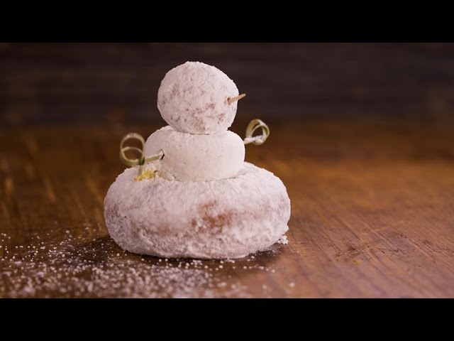 2 Adorable Donut Snowmen You Can Make in Seconds | Rachael Ray Show