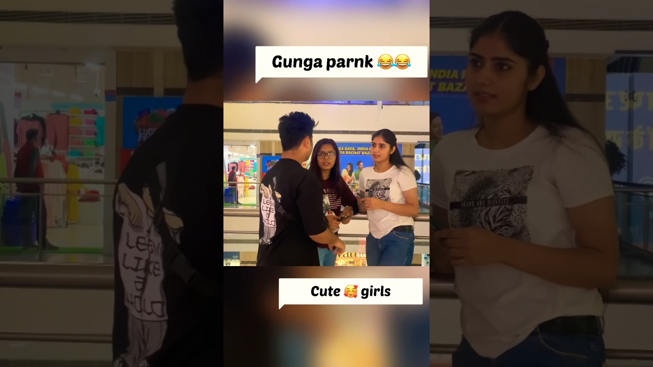 Gunga prank cute girls ❤️ full vid YouTube canl t