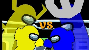 "Yellow vs Blue" | special 1000 subscriber | sticknodes among us | pt 3