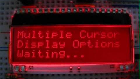 DOGM LCD Arduino Library Demonstration