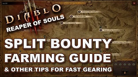Diablo 3 Reaper of Souls: Gearing Up Quickly (Get to Torment 1) + Split Bounty Farming Guide