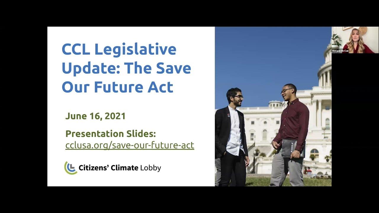 CCL Legislative Update Introducing The Save Our Future Act YouTube