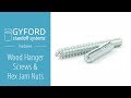 How To Install Wood Hanger Screws Using Hex Jam Nuts
