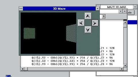 A 3D maze in Visual Basic 1