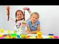 Видео для детей. Готовим вкусности из Play Doh.