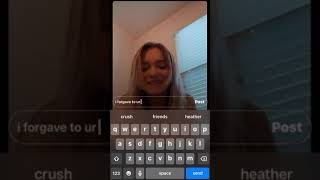 ZOES LIVE OF HER EXPLAINING WHAT HAPPENED WITH HER AND CONNOR - TEA SIS