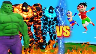 Superhero Vs Hulk Monster | Hulk Monster Comedy Video | Funny Comedy Video - Bittu Situ Toons