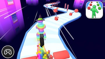 Rope Man Run - Gameplay Walkthrough Part 13 - Racing Game Levels 154-158 (iOS, Android)