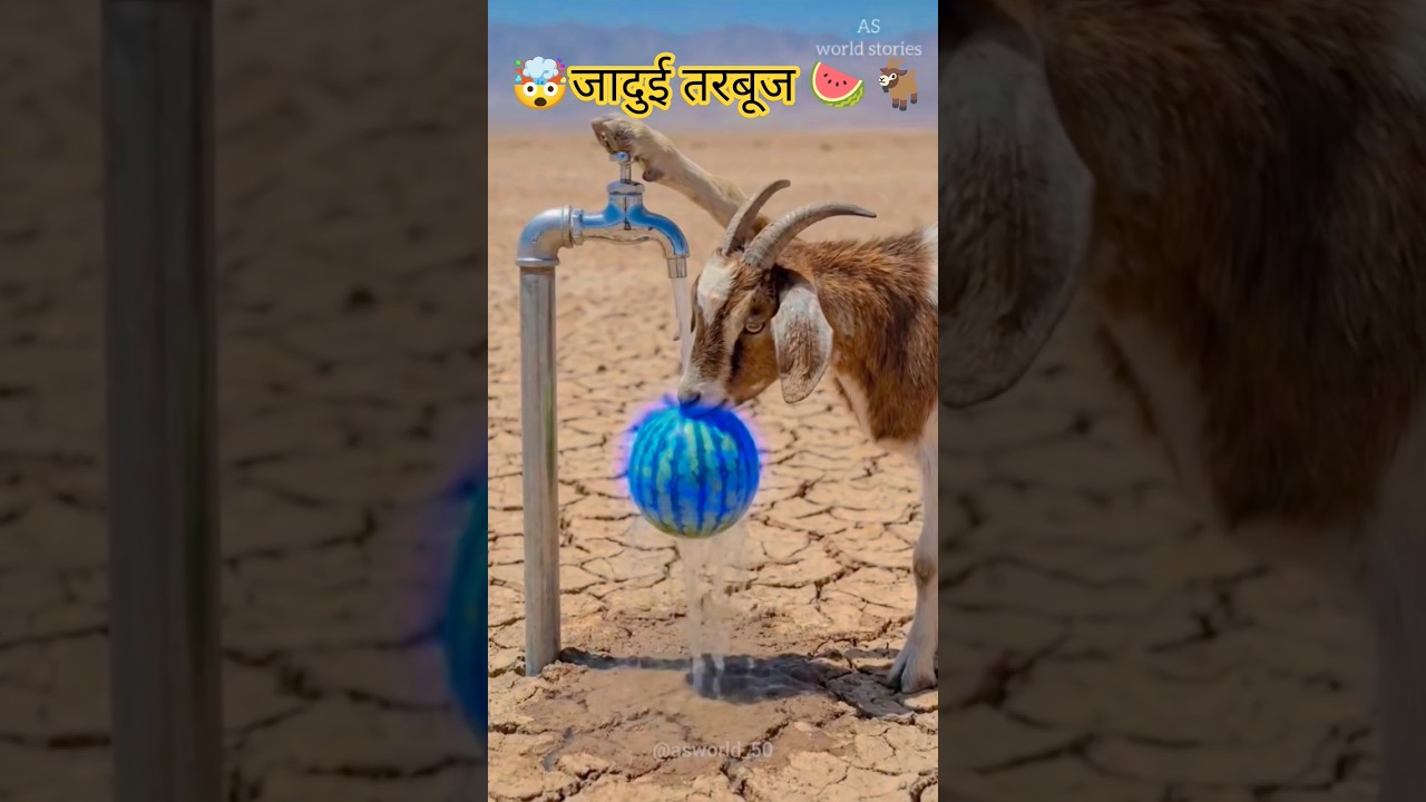 बकरी को मिला जादूई तरबूज 🍉🐐||#kelvin #aryan #aryankelvin #viralmyvideo #lifeisbutadream #lungidance