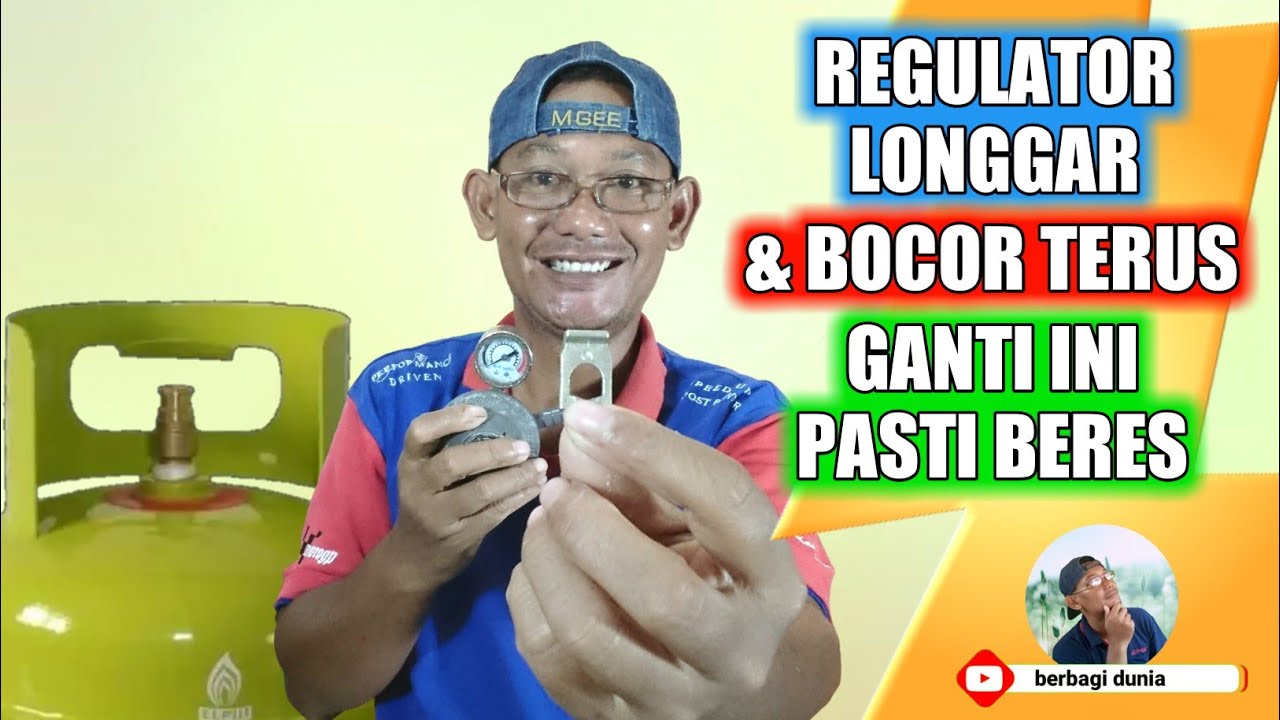 MENGATASI REGULATOR LONGGAR - CARA MEMPERBAIKI REGULATOR KOMPOR GAS