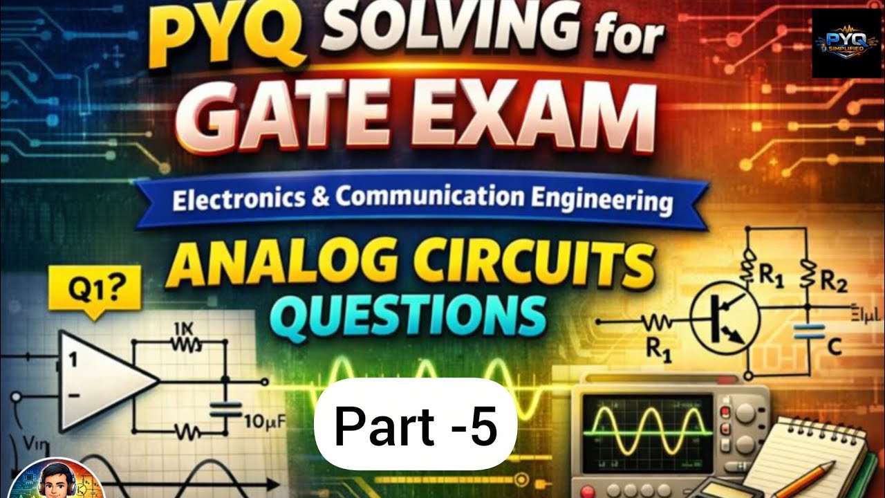 GATE ECE PYQ Analog Circuits Part-5 #gate #gate2025 #gate2026 # ...