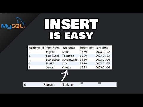 Video: Kā MySQL tabulai pievienot rindu?