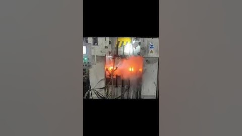 Graphite spray machine for forging auatomation line #forgingpress #forgings #inductionforging