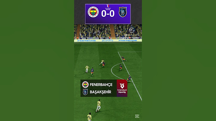 Fenerbahçe Başakşehir / Süper Lig 16. Hafta / #fenerbahçe #fb #fc25