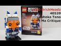 LEGO set 40539: Ashoka Tano - Ma Critique