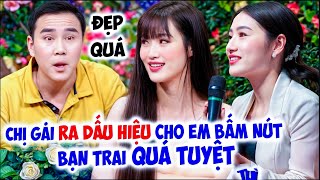 Dẫn em gái XINH NHƯ HOA HẬU tìm chồng chị gái RA DẤU BẤM NÚT bạn trai CHẤM 10 ĐIỂM-Hẹn Hò Quyền Linh