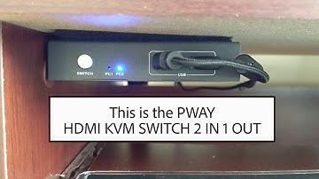PWAY HDMI KVM SWITCH 2 IN 1 OUT Review - June 2020