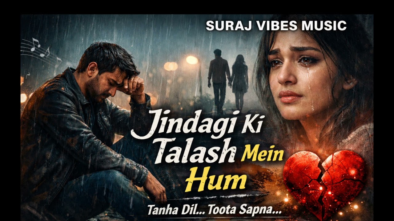 Jindagi Ki Talash Mein Hum |💔💔 Sad Heart Touching Song 2026 | Dard Bhara Hindi Song | Suraj Vibes
