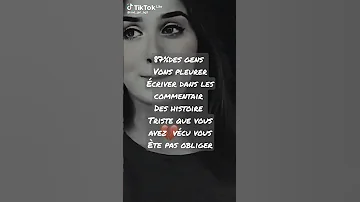 87 Vont Pleurer Sad Triste Music Song Histoire 
