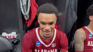 Alabama Locker Room After Sweet 16 Upset of North Carolina