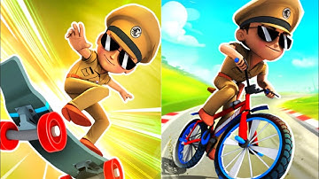 Little Singham Super Skater | Little Singham Cycle Race [IOS Android] Don