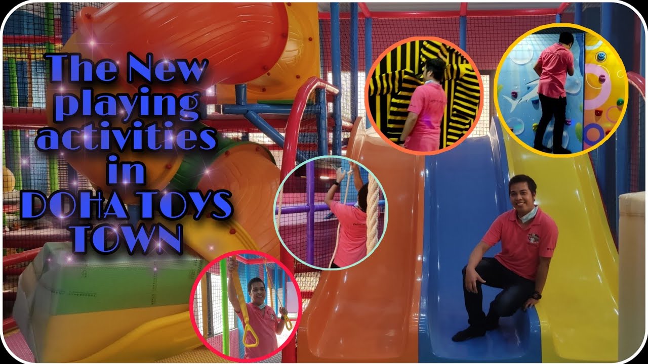 Doha toys town new game activity ( Trampoline )