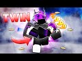 I CARRIED my TWIN BROTHER in Roblox Rivals..