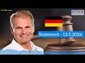 Statement Reiner Füllmich - 13.05.2026 - DE