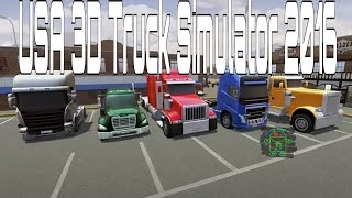 USA 3D Truck Simulator 2016 - HD Android Gameplay - Bonus Truck Games - Full HD Video (1080p) screenshot 2